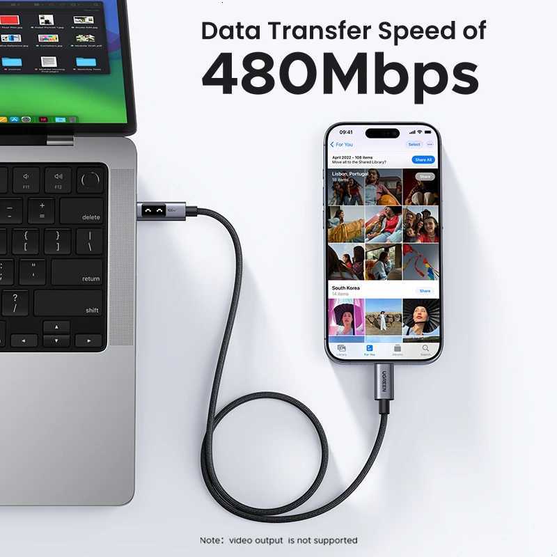 UGREEN Uno PD100W USB C to USB C Cable Fast Charging PD 30 Type C Cable for Book Pro/Air iPad Pro iPhone 15/14 C251203