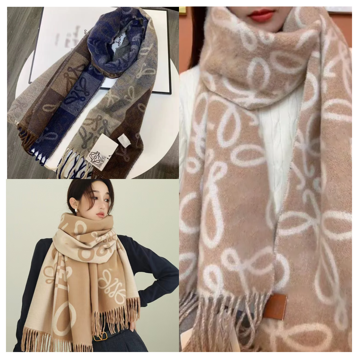 Scarf Designer scarf For Women Men Classic Good quality Cashmere Classic Four Seasons luxury Women Man Scarf Fashion scarfs Classic designer scaves With Box AAA
