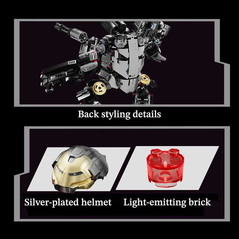 New Super Iron Heroes War Buster hine Building Toys Blocks Model Track Robot Armor Bricks Sets Birthday Gifts Boy Kids Adt C251203