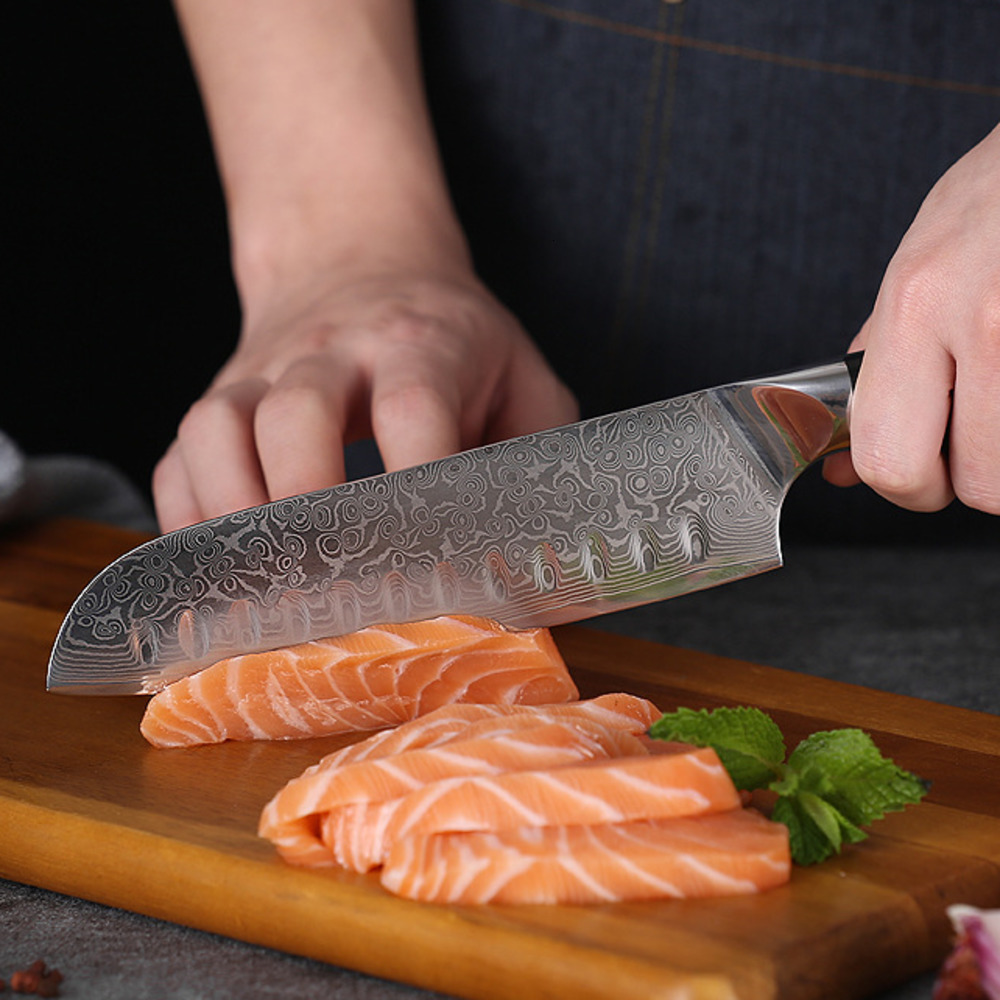 TURWHO 8.5 Japanese Kiritsuke Chef Knife 67 layer Damascus Steel Sliced Meat Chop Beef Professional Kitchen Knife 241225