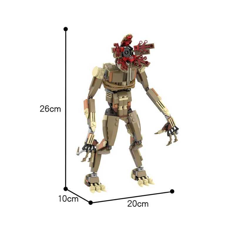 MOC Demogorgon Monster Building Blocks Strangered Things Vecna Clock Eln Van Bricks Model Desktop ornament Toys Kid Gifts C251203