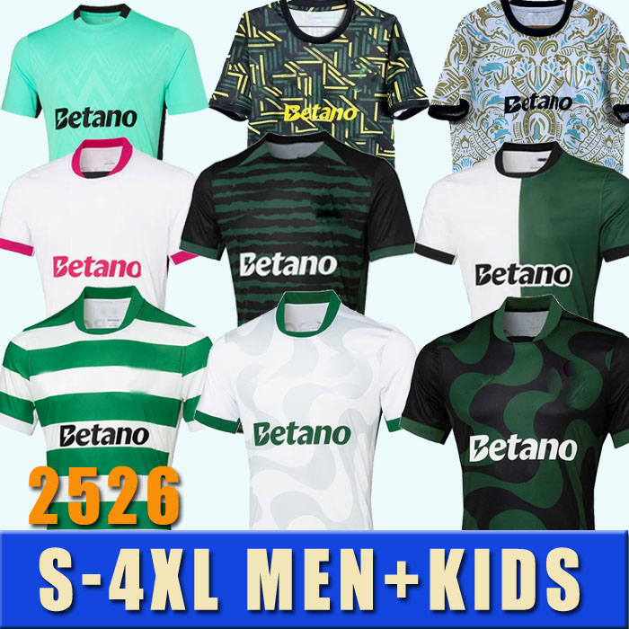 2025 2026 S-4XL Lisbons Sporting CP christmas soccer jerseys Pink October Lisboa CR7 HJULMAND GYOKERES COATES J.Palhinha PEDRO G. MORITA SARABIA football shirts