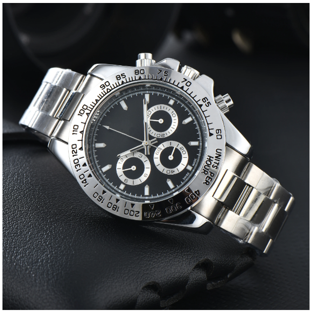 Mens DAYity TONASity Automatic quartz Movement watch multifunction Wristwatch Designers Men Watches Stainless Steel Strap Gold Wristwatches Montre de luxe #262