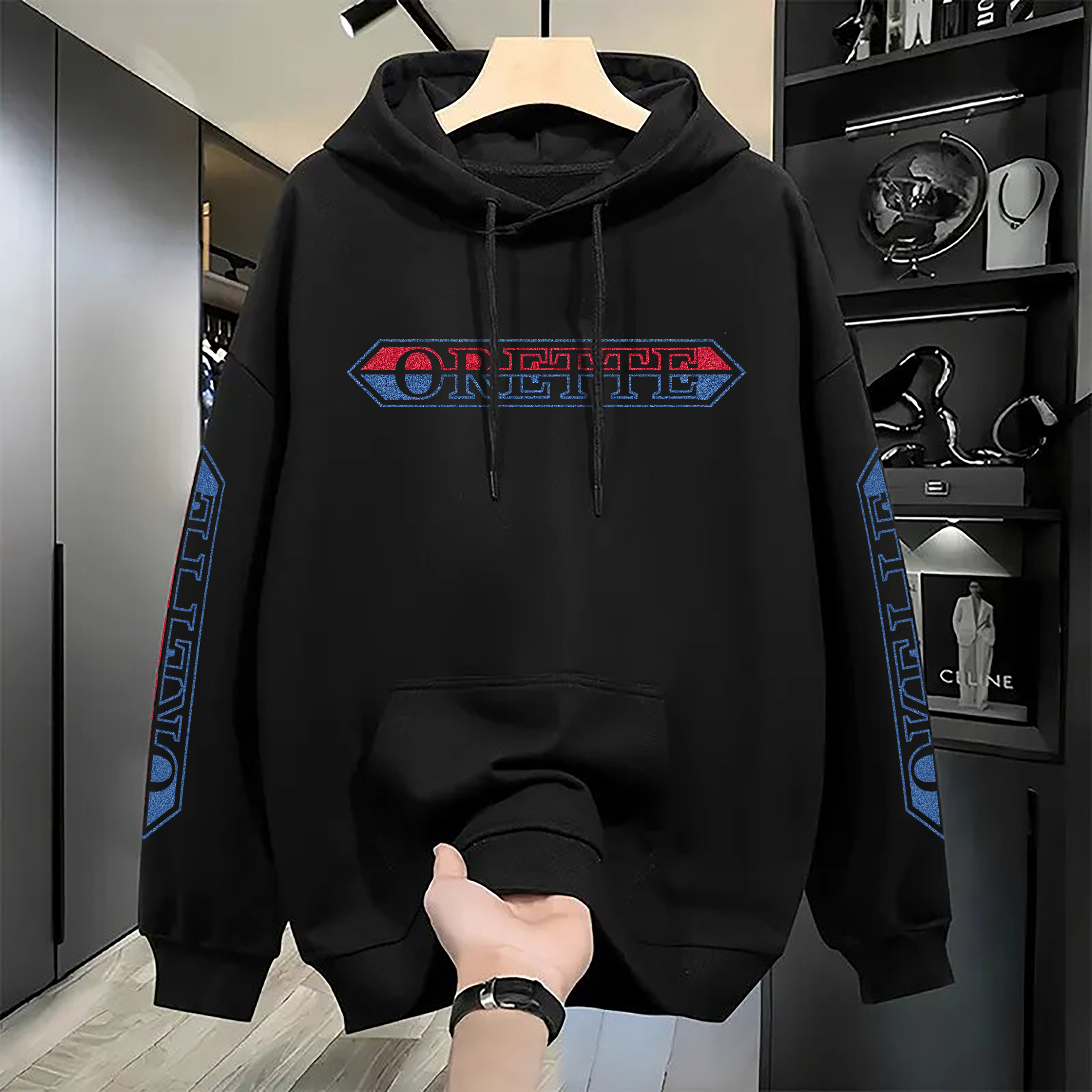 Men's Hoodies Men Luxury Crewneck Sweatshirt Hoody Classic Streetwear Cotton Loose Oversized Casual Trendy Women