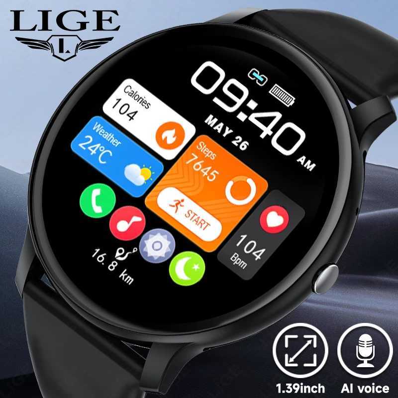 LIGE Call Wen Smart Watch Men Sports Fitness Watches Rate Health Monitor Smartwatch Ladies For Android iOS C251203