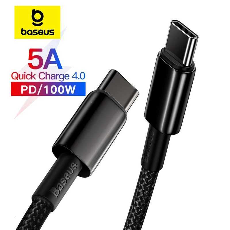 Baseus 100W Type C Cable For iPhone 15 USB C PD Fast Charging Charger Wire Cord For book Type C USB C Cable C251203