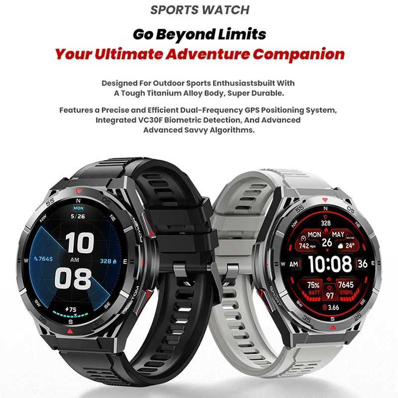 For Dual-Band satellite GPS Sports Smartwatch 143 AMOLED Sn Cpass BT 10ATM Waterproof SWIM SmartBracele 2025 New C251203