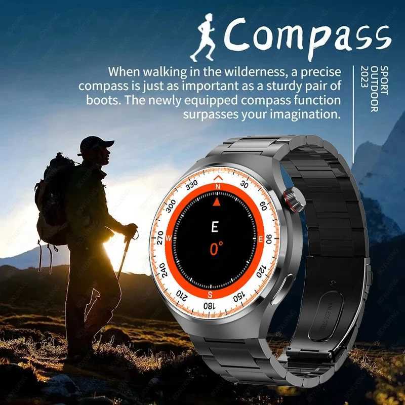 2025 Military outdoor Smart Watch Men Waterproof Outdoor Sports Tracker LED Call Men Smartwatch For Android iOS Gift C251203