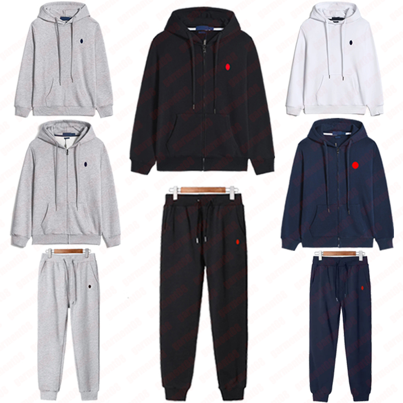 polos hoodie men hoodies women hoodies designer polo hoodies men clothing tracksuit set pullover cotton horse long sleeve zip up sweatshirt sweatsuit set s-5xl
