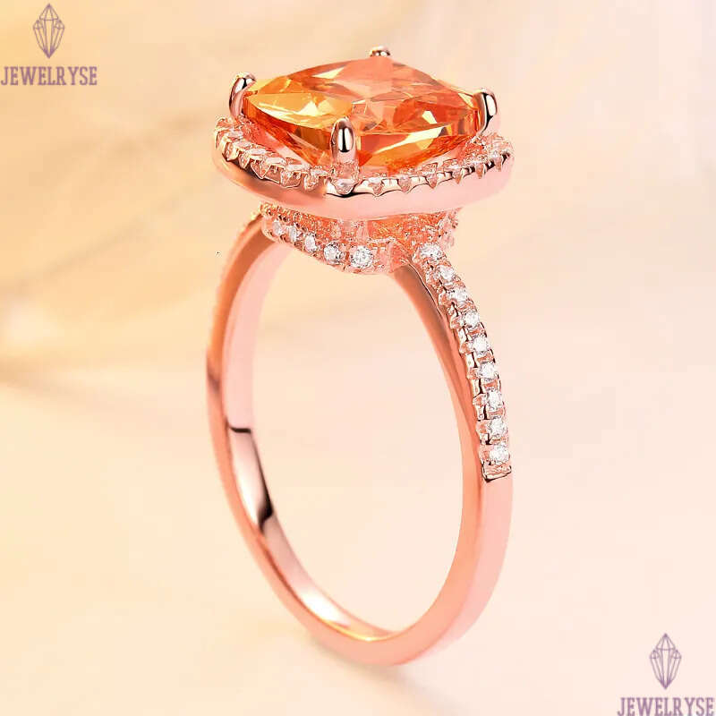 3.5ct diamond rose gold ring designer for woman wed luxury 925 sterling silver full 5A zirconia engagement wedding rings anniversary jewelry women gif