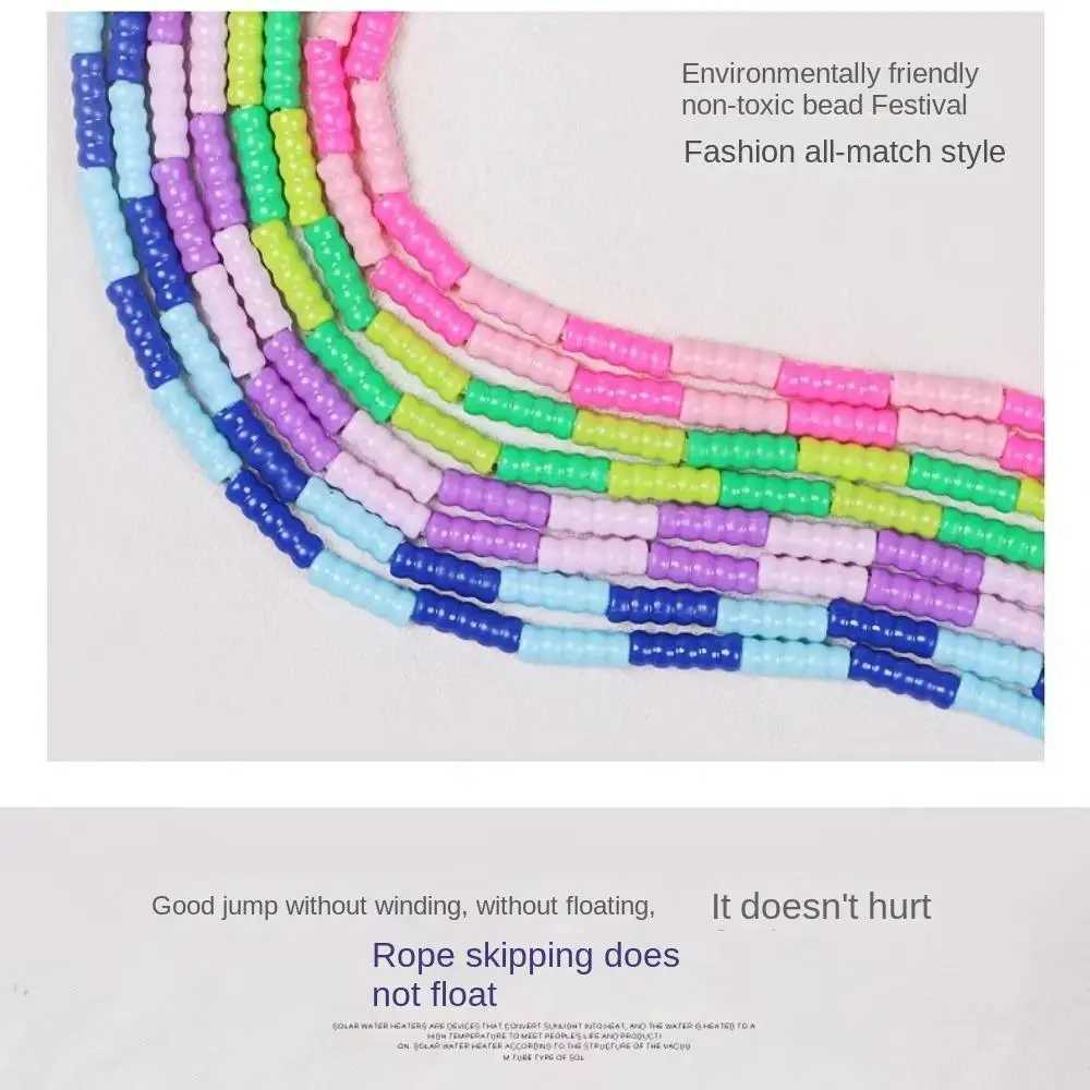 Anti-Skid Segmented Fitness Jump Rope Adjustable Environment Protection Soft Bead Skipping Rope Anti Slip Professional M260319