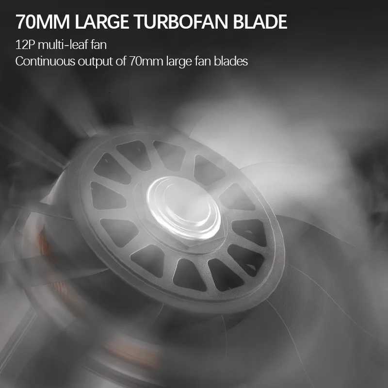 Brushless Turbo Blower Electric Hair Dryer With Battery Cordless Dust Blowing Tool To Clean Computer For 20V Battery Pin X251203