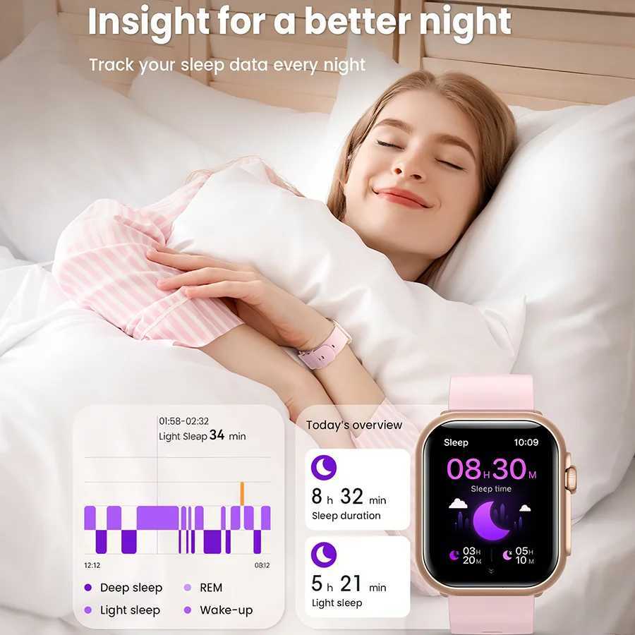 Viiray Smart Watch with 1000mAh Battery 100-Day Long Battery Life 110 Sports Modes Rate Sleep Monitor for Men Wen C251203