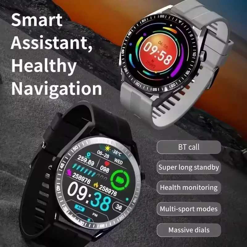 New For Men Wen SmartWatch 161 Amoled Phone Call Rate GPS Tracker Sport Waterproof Smart Watch for IOS Android C251203