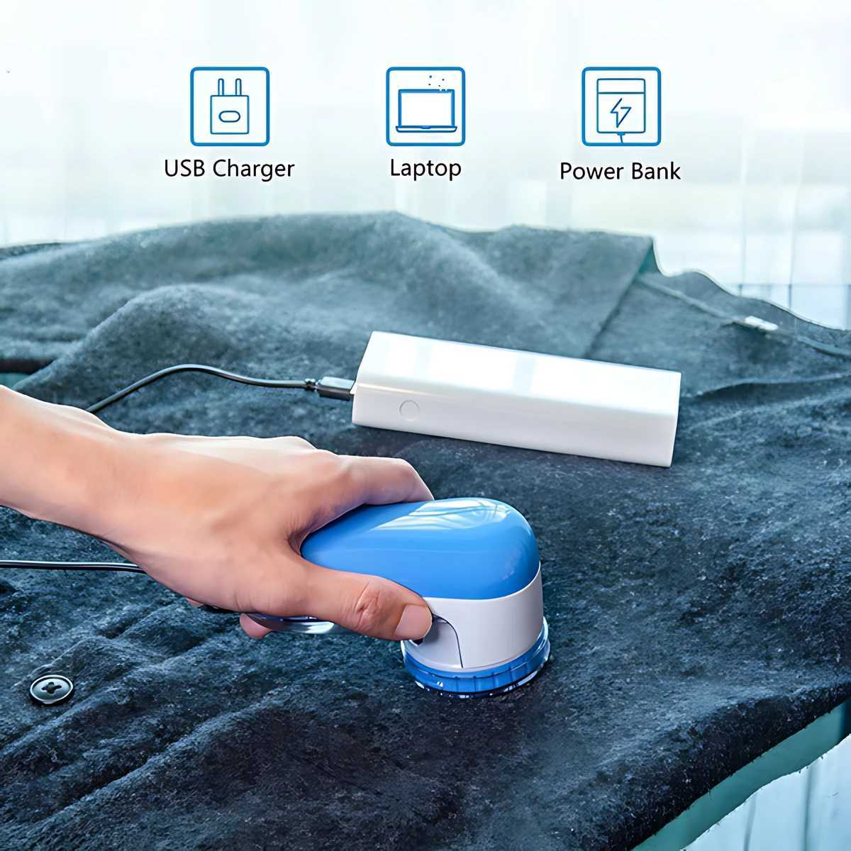 1PC Fabric Shaver Lint Remover USB Powered Lint Shaver Efficiently Remove Lints from Fabrics M251203 - view 4
