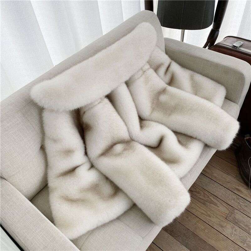 Autumn Winter New Mens Fox Fur Coat Fashion Jacket Temperament Leisure Warm Imitation Fur Jacket Street C48
