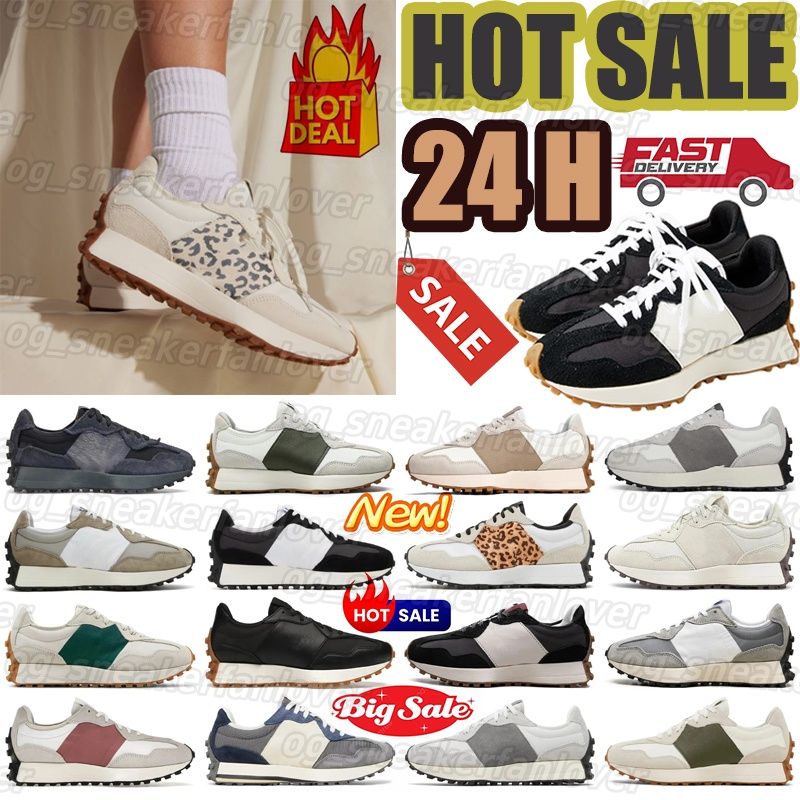 Designer shoes Running Shoes Women men Sneakers Sea Salt Vintage Beige Moonbeam Leopard Print Black White Orange Grey Men Trainers 36-45