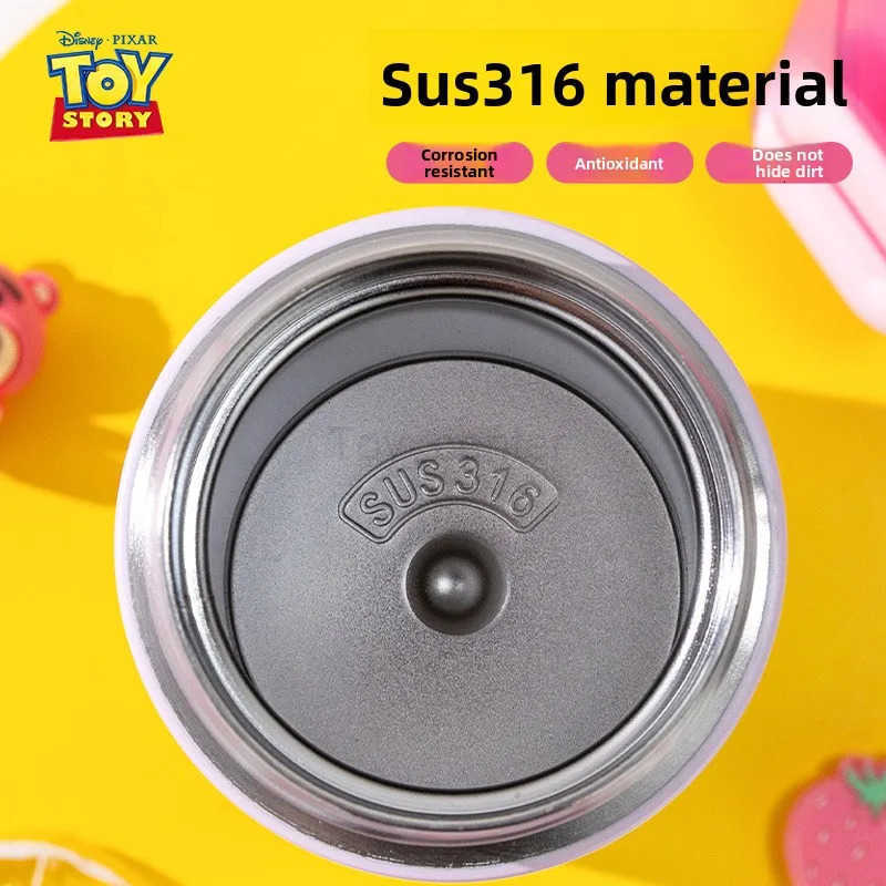 Disney Cartoon Insulated Cup316 Stainless Steel Sippy Bottle Portable ThermosUnisex DesignAesthetic Portable Flask H251203
