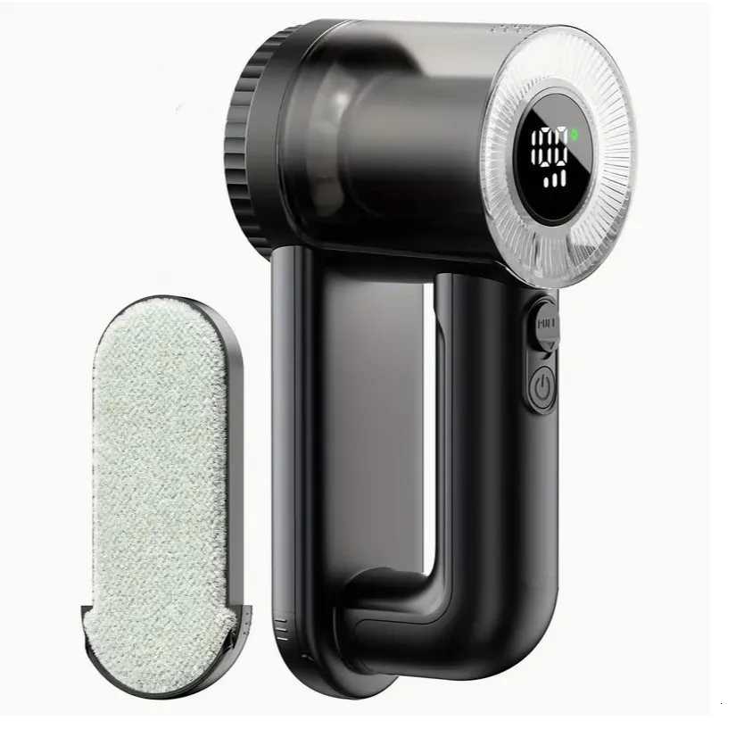 2-in-1 Rechargeable Fabric Shaver Electric Lint Remover with Digital Display Sweater Shaver Lint Shaver for Clothing Blanket M251203 - view 3