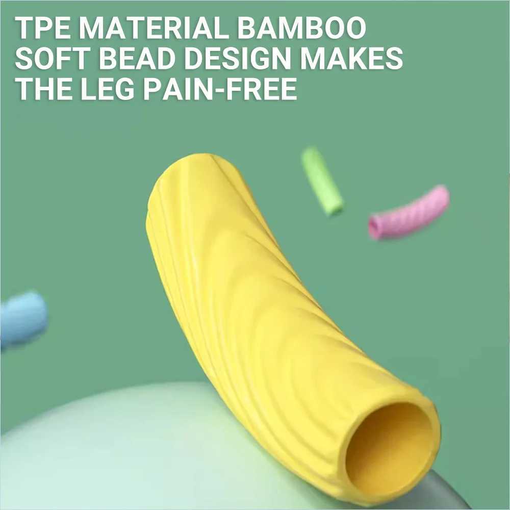 Soft Bamboo Shaped Jump rope 28m Children Exercise Fitness Jump Rope Adjustable Bamboo Beaded Jumping Rope M260319