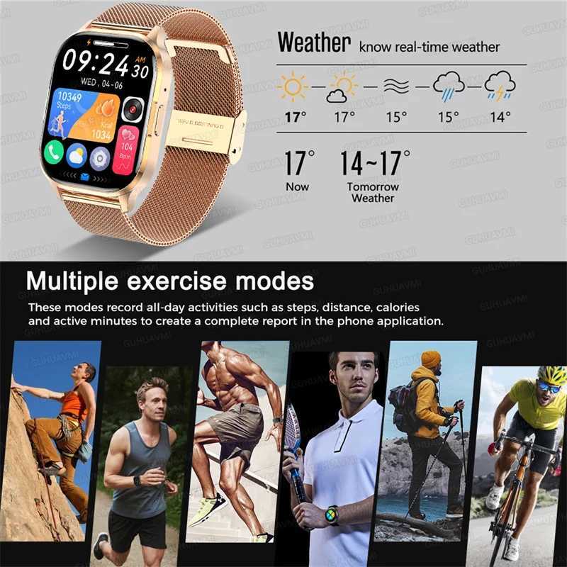2025 NFC Smartwatch AMOLED Sn Always show Time Call Series 9 Clock Cust Dial Men Sport Health Wen Smart Watch C251203