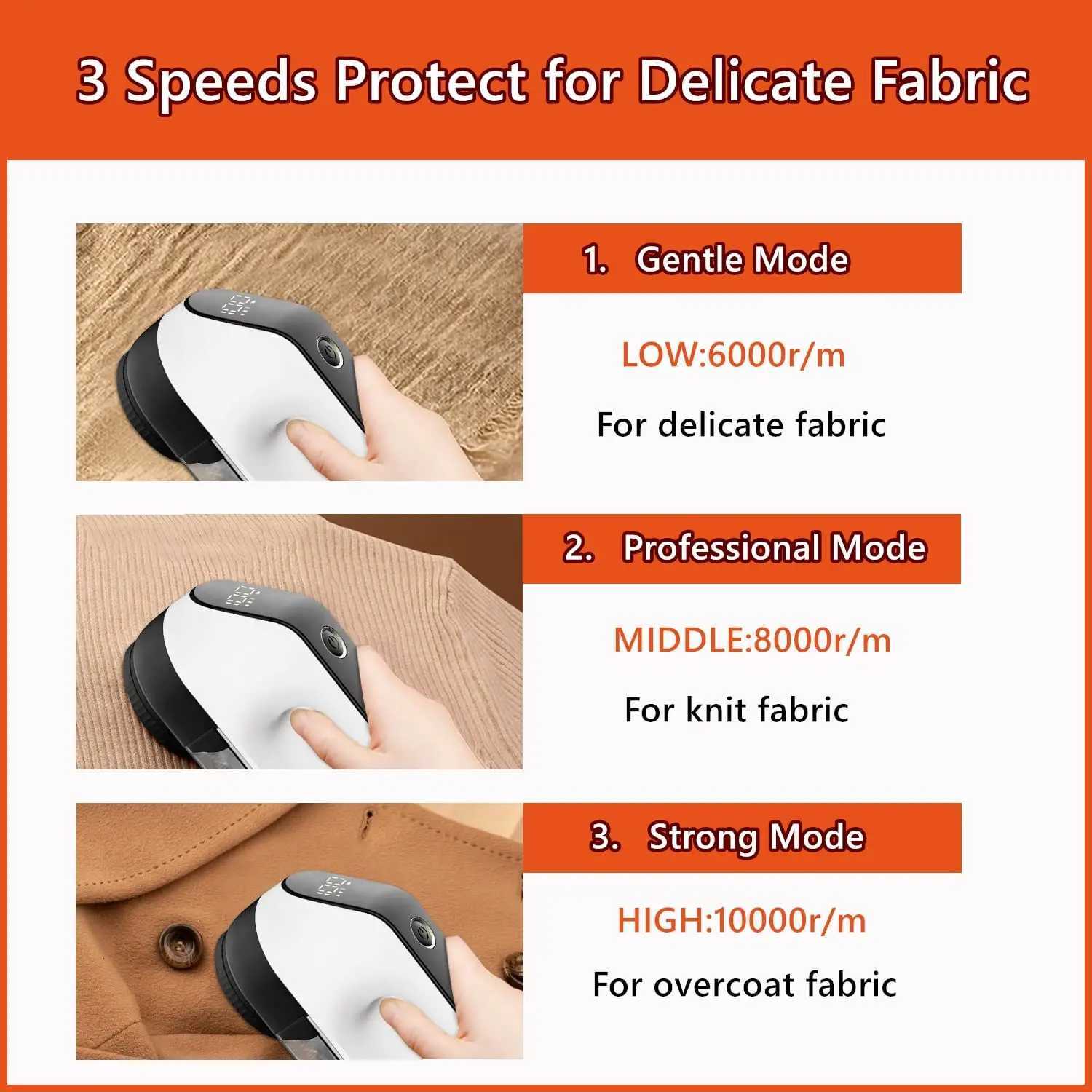 Portable Electric Lint Remover Clothes Fluff Pellet Remover Trimmer Machine Rechargeable Fabric Shaver Removes Home Appliance M251203 - view 3