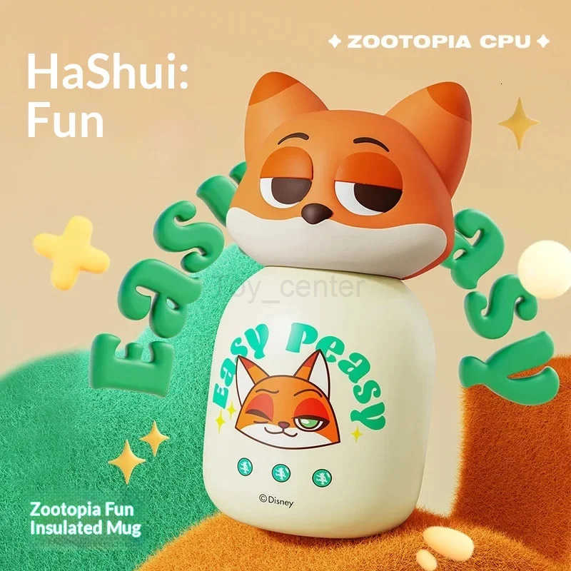 Disney Zootopia Kids Portable Mini Pocket Water Bottle Insulated Thermos Compact Nursery Baby Cup Cartoon Animal City Design H2512031