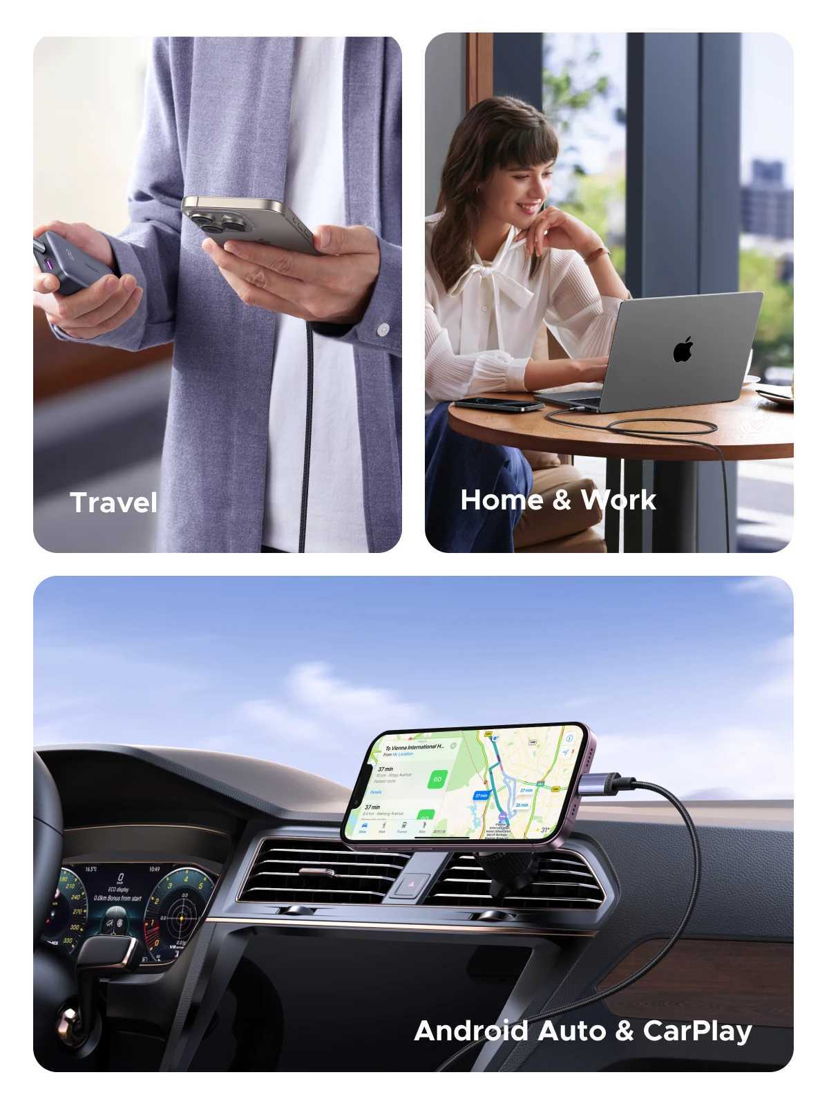 NEW S UGREEN PD 100W Cable USB C Fast Charging Cable for iPhone C251203