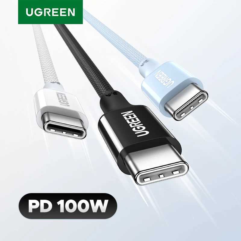 UGREEN 100W USB C Cable For iPhone 16 15 Plus Pro Max Type C Cable For book Pro ipad PD Fast Charger Cord Type-C Cable C2512030