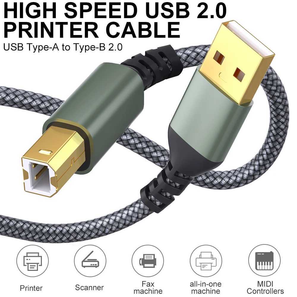 USB A Printer Cable 16 ft Up to 480 Mbps transfers data speed for USB A devs USB A to USB 20 Type B Lexmark C251203