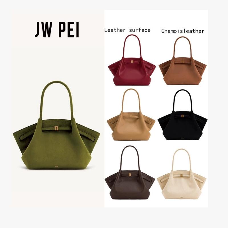 jw pei bag Dumpling Bun Leather Suede Underarm Bag Women Fashion French Shoulder Bag Top-handle Bags Female Bags