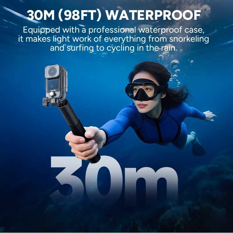 SJCAM C400 Action Camera Handheld Stabili Night Vision Camera Vlog Outdoor Live Streaming Bike Mount Dashcam Sjcam Camera Y251203