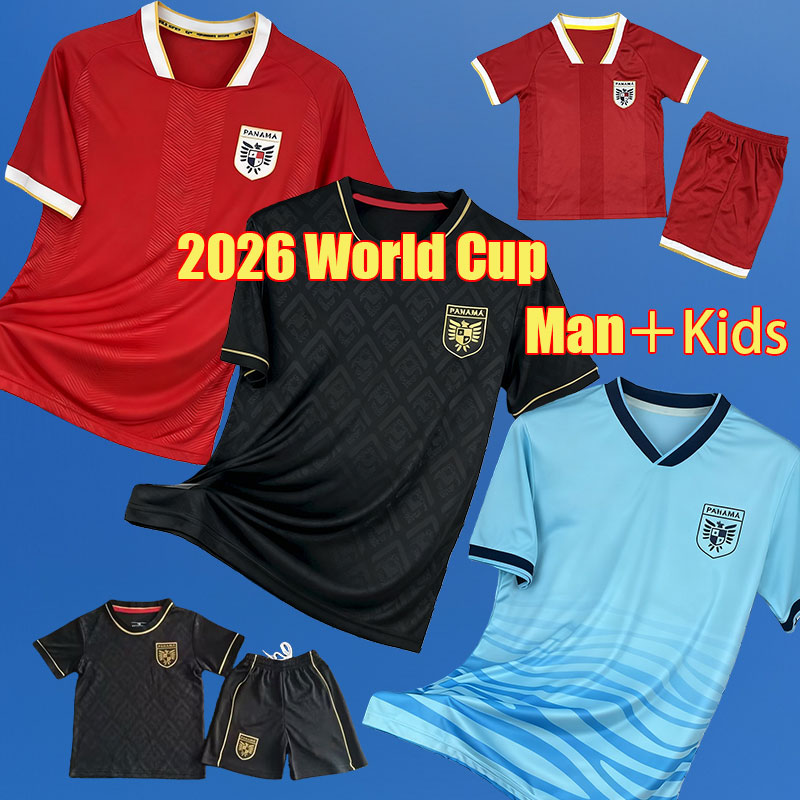 2026 Panama Soccer jerseys 26 27 World Cup Home Jersey Authentic white national Panama Football Shirts Men Kids Kit