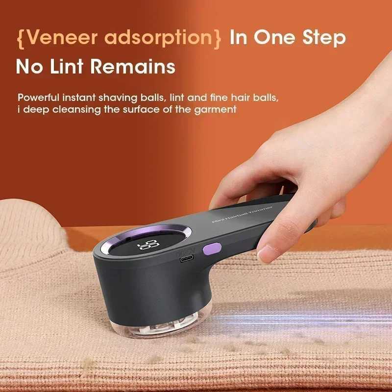 Rechargeable Electric Lint Remover with Digital Display Portable Fabric Shaver Hairball Trimmer for Clothing M251203 - view 6