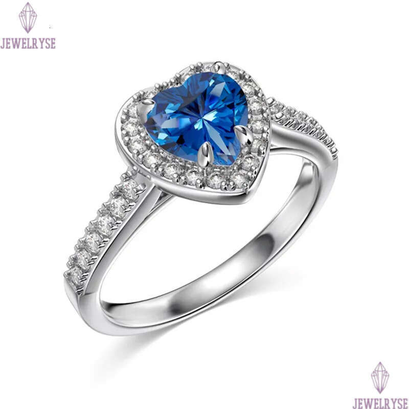 diamond heart love ring for woman 1ct 12 colors 925 sterling silver zirconia engagement wedding designer rings luxury jewelry valentines day friend gi