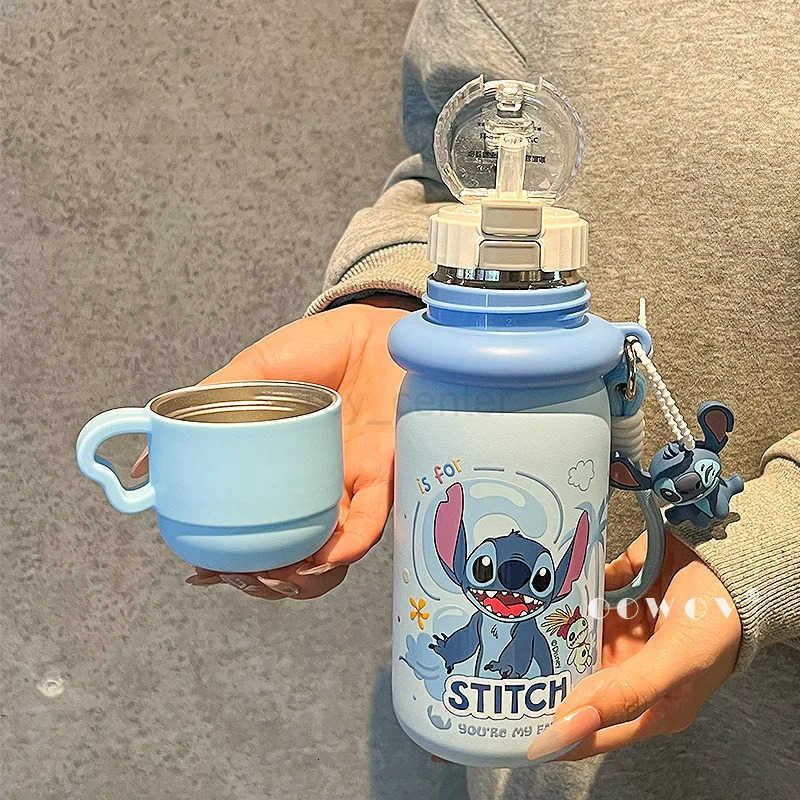 Disney Zootopia Thermos Kawaii Cartoon Printed Accessory Judy Hopps and Nick Wilde Couple Water Cup Milk Cup Gift H251203