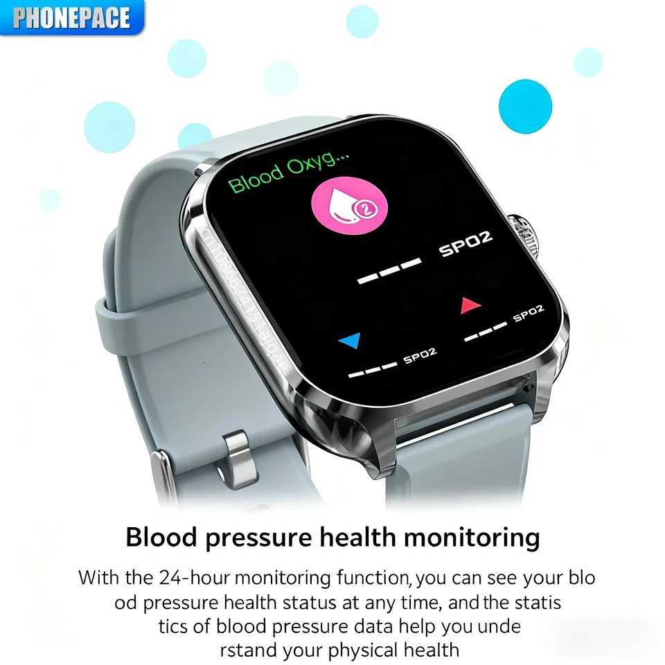 PHONEPACE H9 Intelligent Watch Call Remote Photography Sleep Monitoring Mtiple Sports Modes Rate Blood C251203