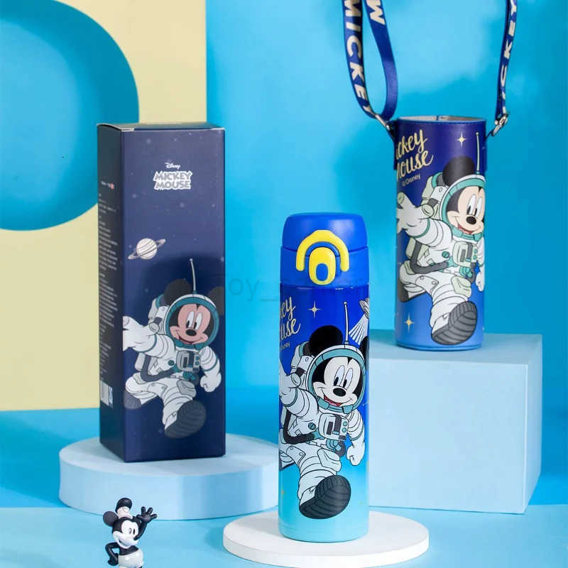 Disney New Series Cute Buzz Lightyear Student Simple Trend Cartoon Anime Pattern Portable Storage Large Capacity Thermos Mug H251203