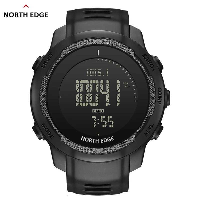 NORTH EDGE VERTICO Mens Digital Watch Carbon Fiber Case Smart Watch For Man Sports WR50M Watch Altimeter Bareter Cpass C251203