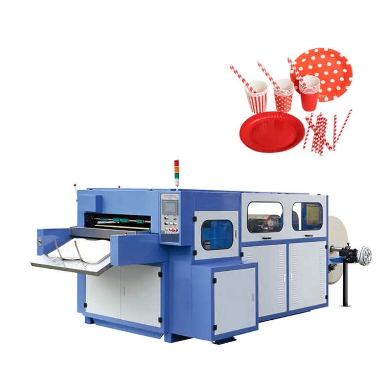Wholesales Price Automatic Roll Die Cut Cutting Punching Machine for Paper Cup & Paper Cone Sleeve