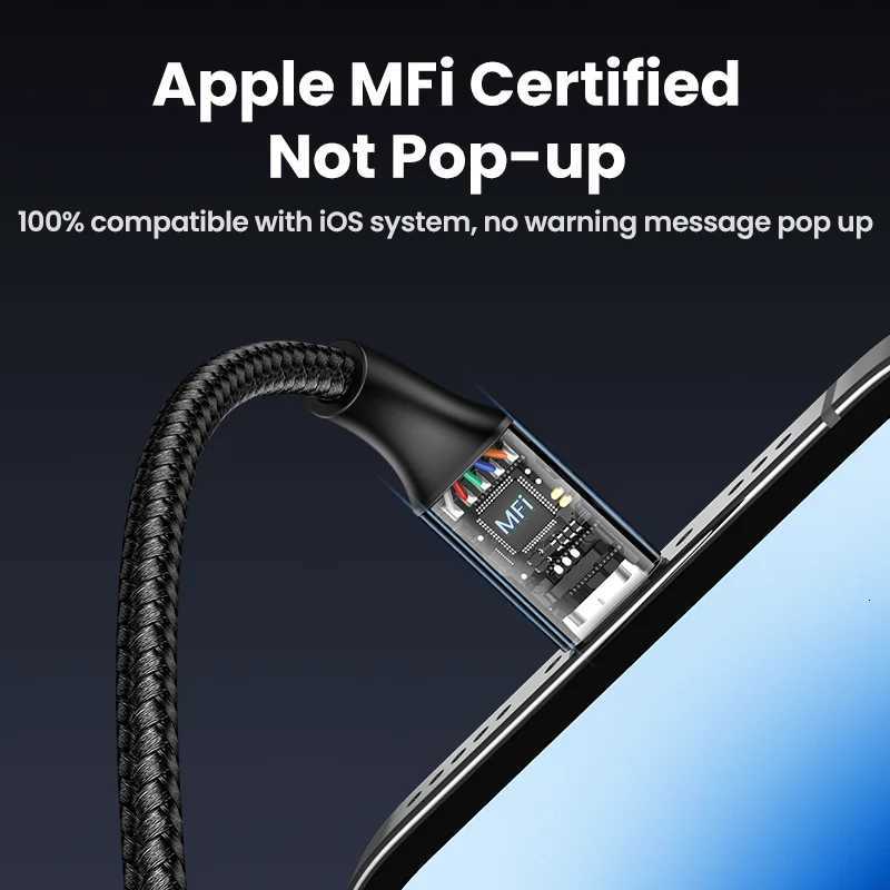 UGREEN MFi USB Lightning Cable for iPhone 24A Fast Charging USB A to Lighting Cables for iPad iPhone 11 13 12 14 Pro Max Cable C251203
