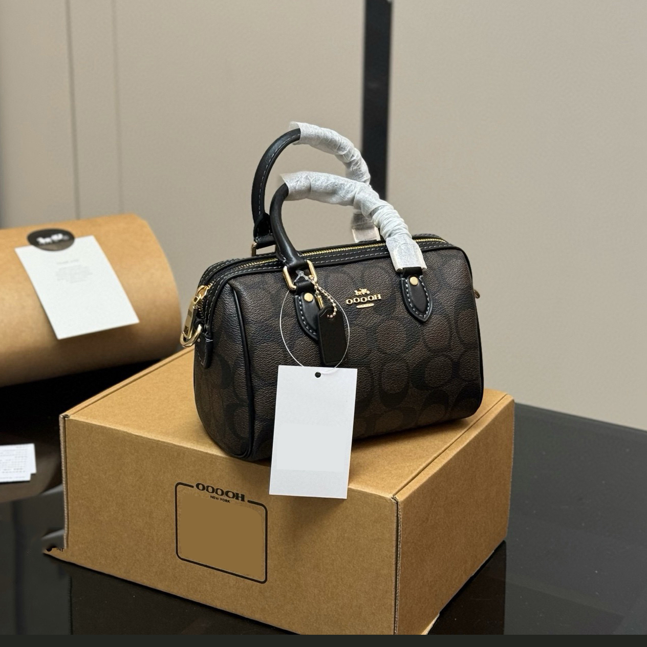 Designer Bag 18cm 25cm Classic Shoulder Bags Floral Zipper Classic Leather Tote Shoulder Crossbody Shoulder Bag Handbag designer mini Bag and big boston bag 02.