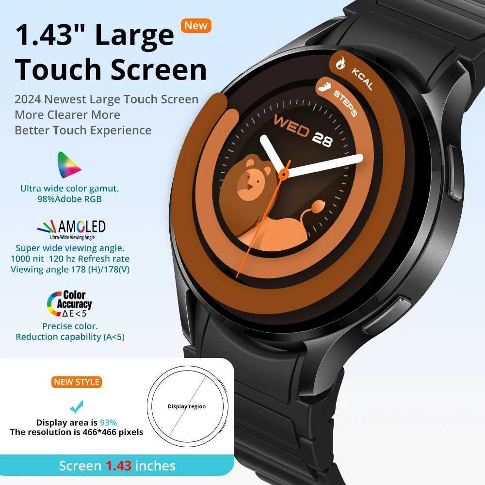 COLMI i28 tra AI Smartwatch AMOLED Display Built-in AI Da-GPT Muslim Prayer Call Watch Smartwatch For Men Wen C251203