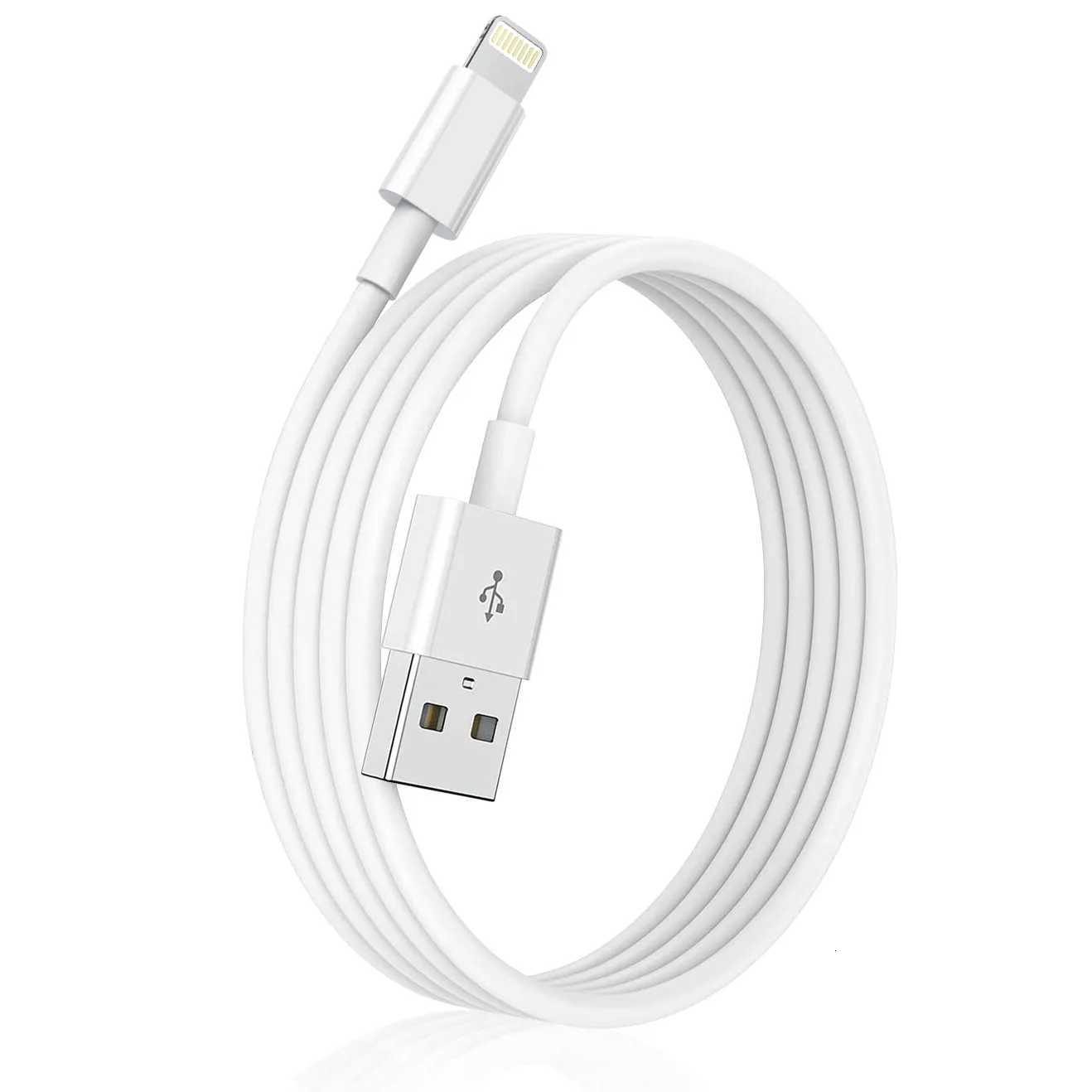 24A For USB Cable For iPhone 13 12 11 14 Pro Max XR XS Max 7 8 Plus iPad iPhone Charger Fast Charging Cable Accessories C251203