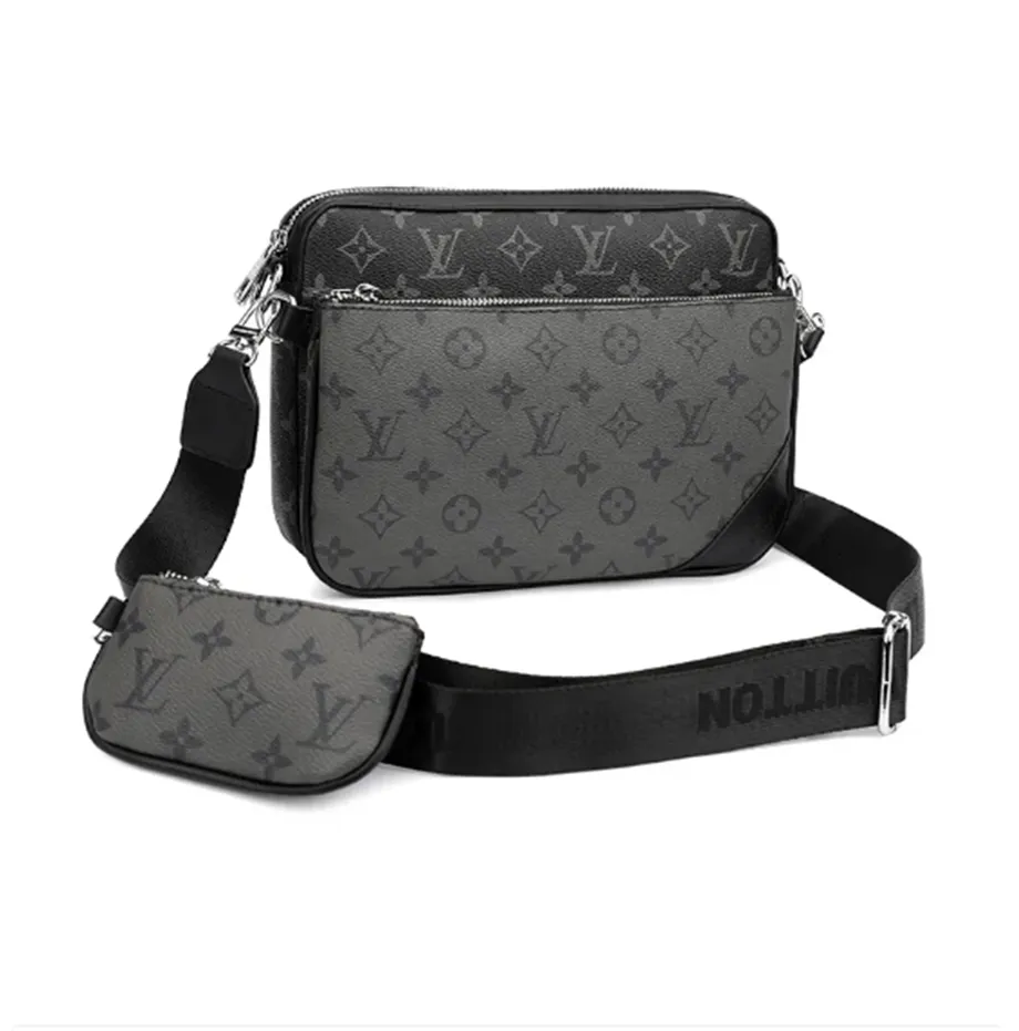 New High-qualitys handbag Men shoulder bags designer Bag cross body briefcase luxury man Women messenger bag set satchel Purse Composite package backpack L1688