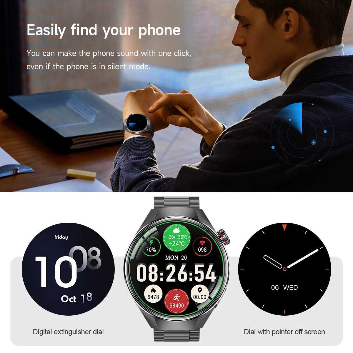 2025New Watch G5 PlUS Smart Watch 175 HD AMOLED Sn GPS track Rate Call Cpass Smartwatch for Men C251203