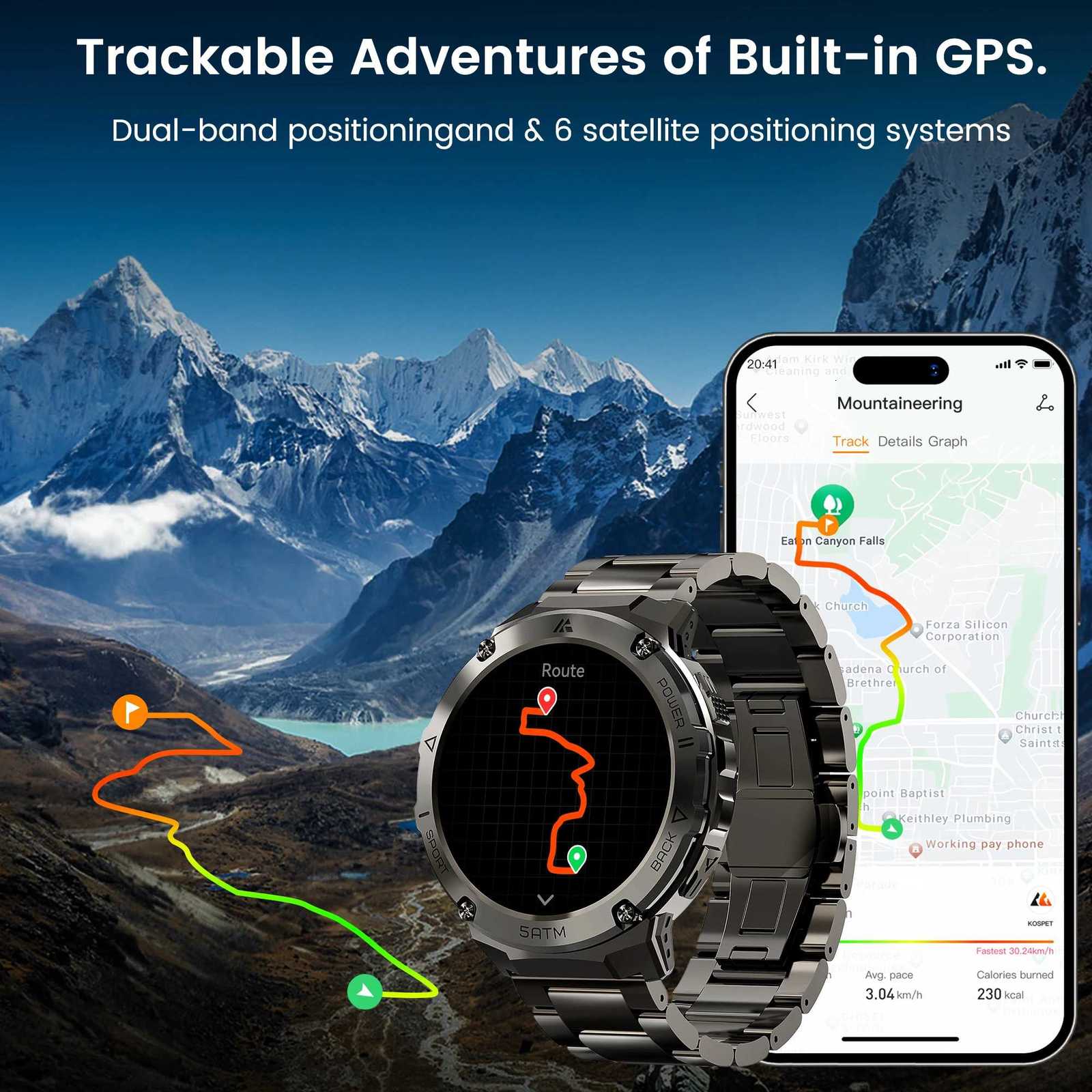 HIDAMEL T3E GPS Smart Watch For Men Cpass Altimeter Altitude Stainless Steel Shell 5ATM IP69K Waterproof 470mAh AMOLED Watches C251203