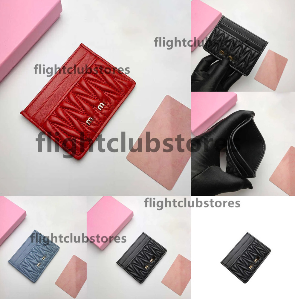 Compact Card Holder Wallet Slim PU Leather Purse for Women and Men Fashionable Mini Credit Card Case miumius miumiue miu miu