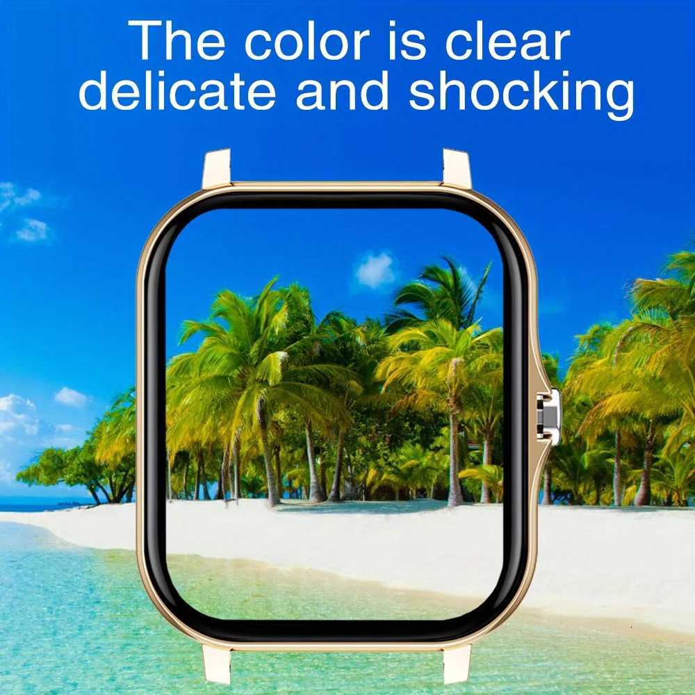 Exclusive 1PC Smart Watch Featuring Wireless Calling Digital Display Electronic Movement Silicone and Stainless Steel Band C251203