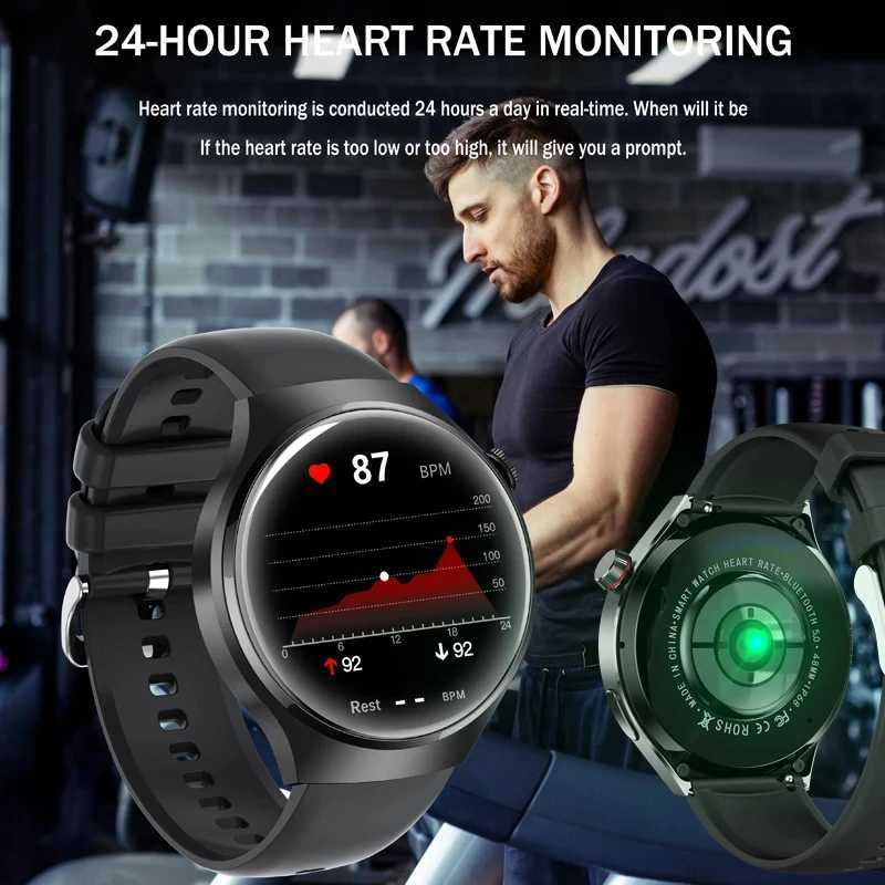 2025 Military outdoor Smart Watch Men Waterproof Outdoor Sports Tracker LED Call Men Smartwatch For Android iOS Gift C251203
